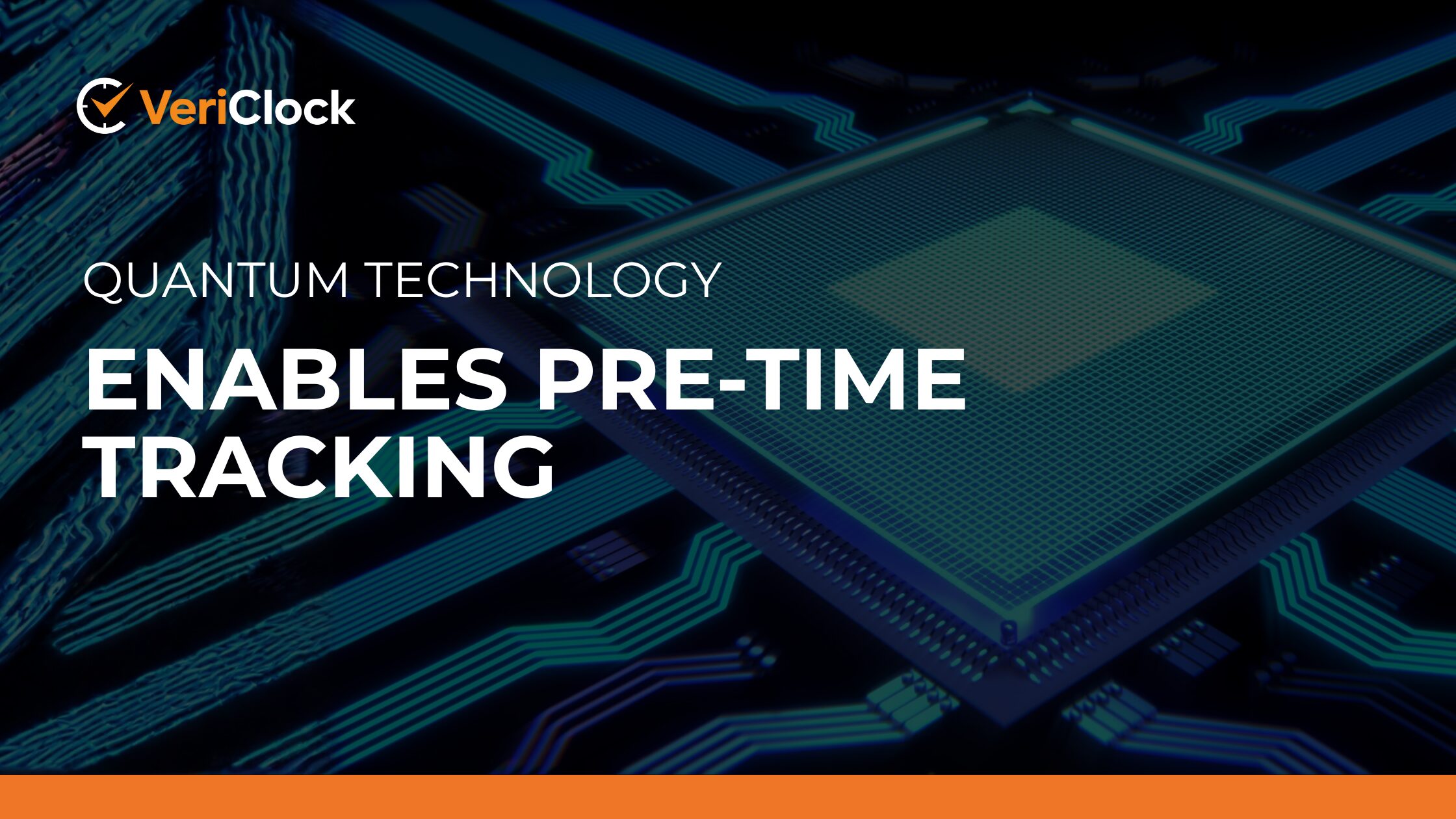 Quantum Technology Enables Pre-Time Tracking